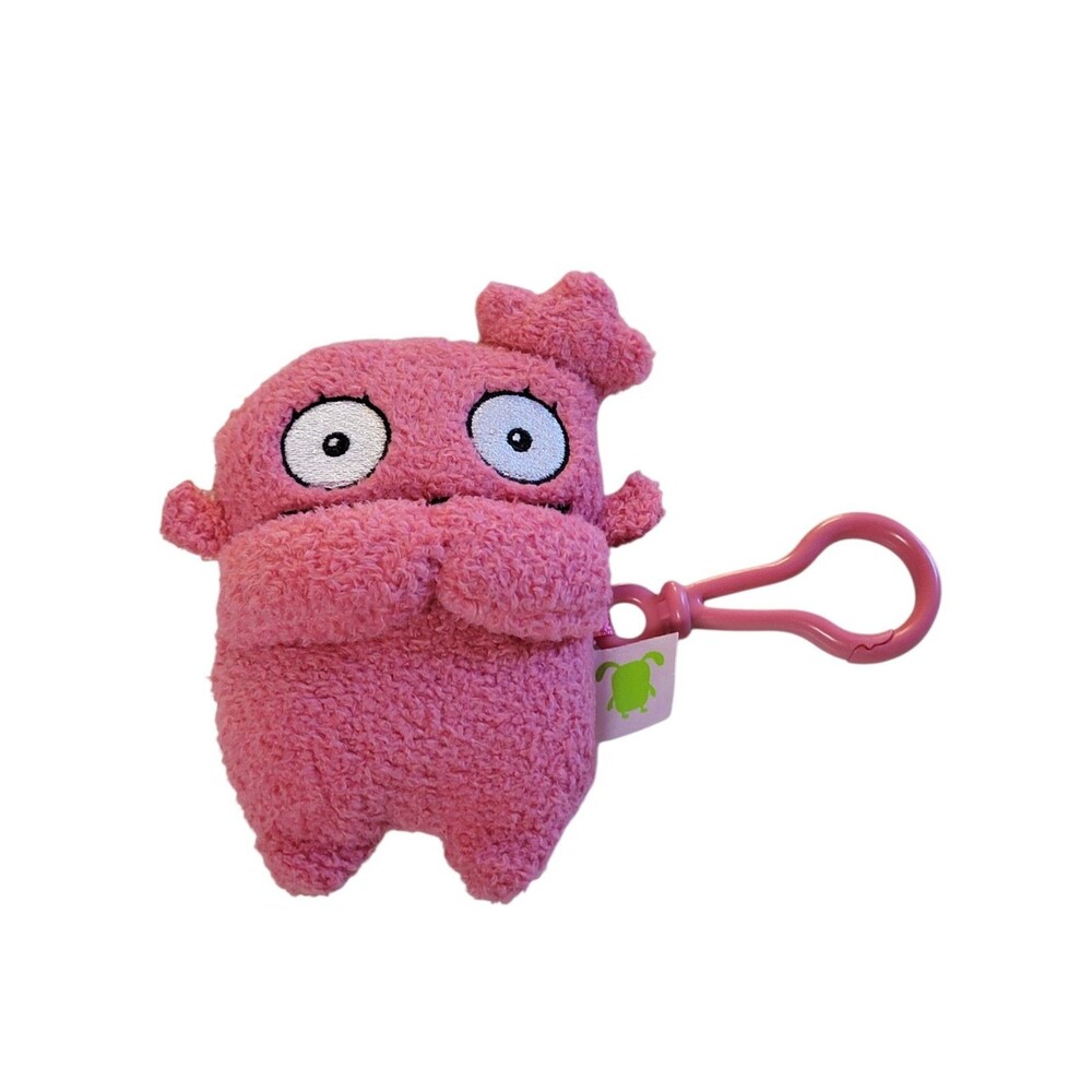Hasbro Ugly Dolls Pink Plush Yours Truly Moxy Doll Clip On 5"